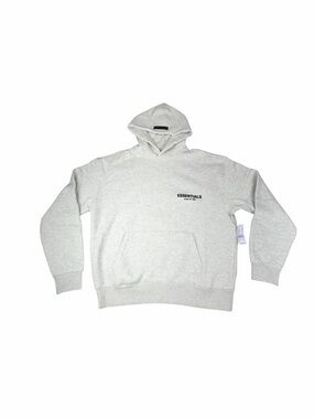 Essentials fear of god light oatmeal hoodie (M) in perfect condition NWT